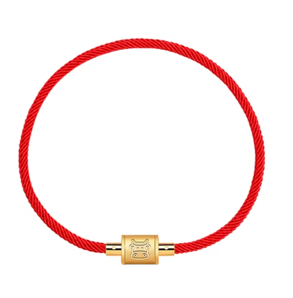 Year of the Horse Red String Bead Bracelet - Chinese Zodiac Charm
