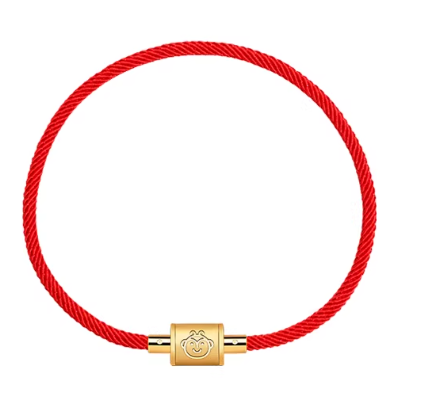 Year of the Horse Red String Bead Bracelet - Chinese Zodiac Charm