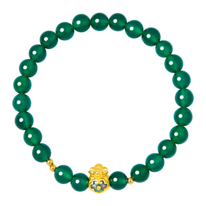 High Grade Green Beads String Women Bracelet