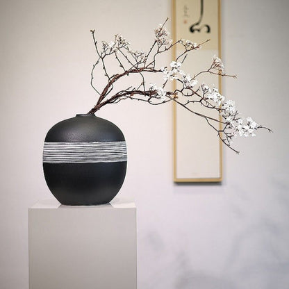 Wabi-sabi-style Vintage Zen-inspired Vase Ornament
