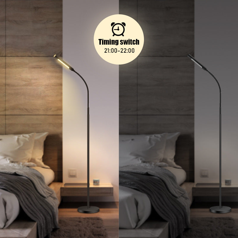 Adjustable Reading Floor Lamp - Remote Control LED with Color Temperature