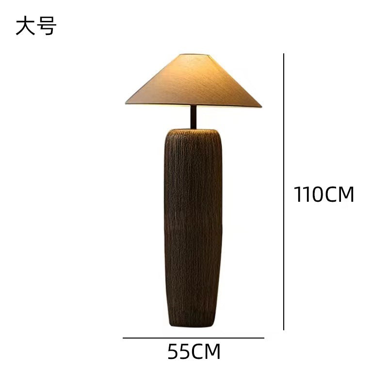 Large Ceramic Table Lamp - Modern Chinese Retro Style Decorative Light