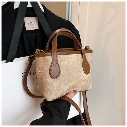 Retro Bucket Shoulder Bag - Large Capacity Crossbody Bag for Women