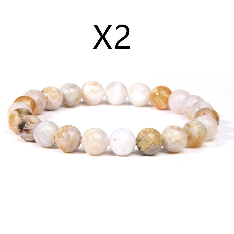 Natural Sunstone Pierced Bracelet With Gemstones