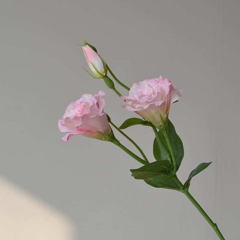 Artificial Flower 3 Head Eustoma Wedding Home Decoration