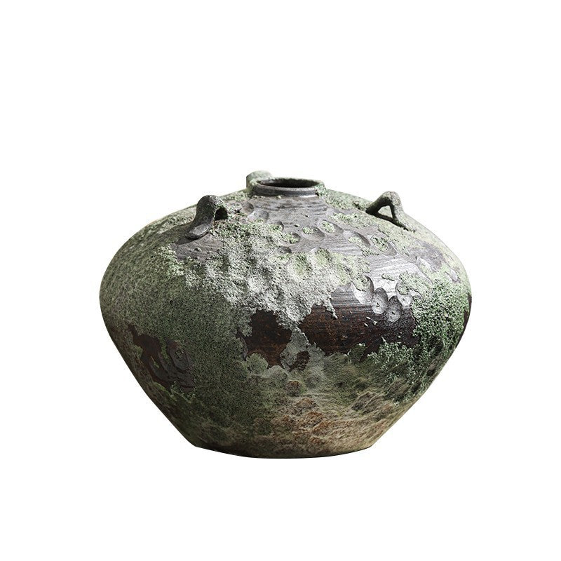 Handcrafted Stoneware Vase For Dried Flowers And Decorative Arrangements