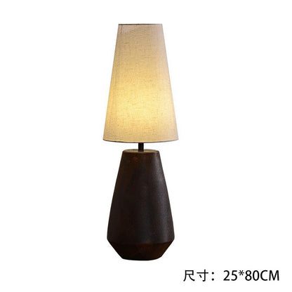 Large Ceramic Table Lamp - Modern Chinese Retro Style Decorative Light