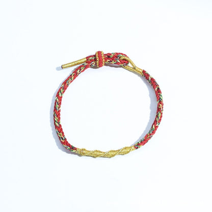 Adjustable Eight-strand Woven Colorful Guard Carrying Strap