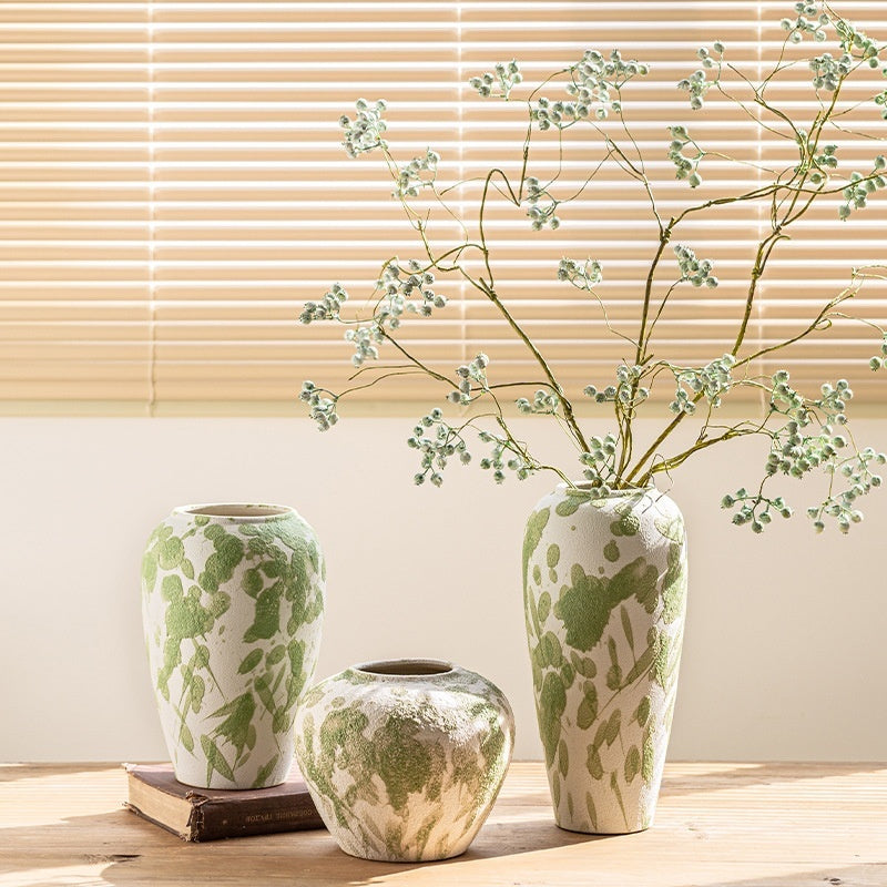 Floral Arrangement Ceramic Wabi Sabi Wind Dried Flowers