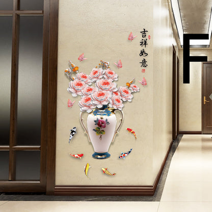 3D Three-dimensional Wall Stickers Wallpaper Self-adhesive