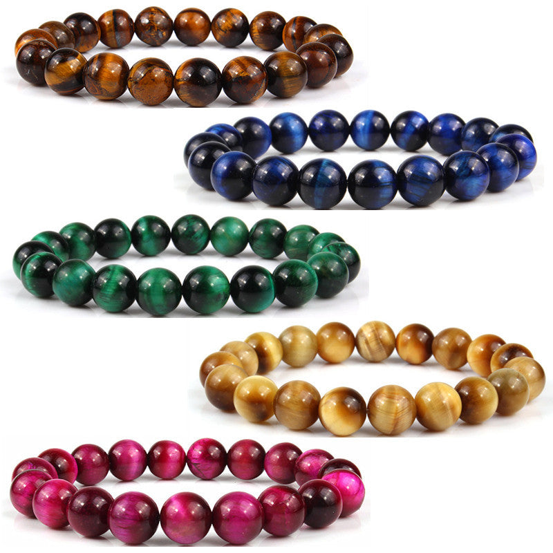 Personality Natural Tigereye Finished Bracelet