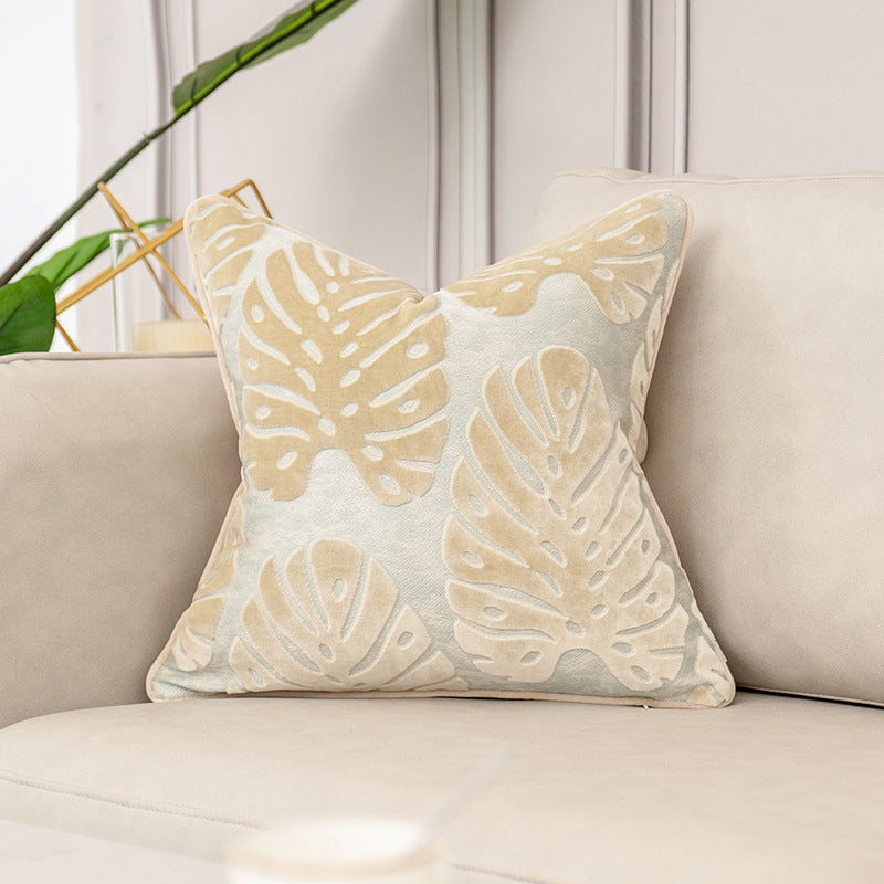 Jacquard Throw Pillow Cover - Textured Sofa Cushion Case