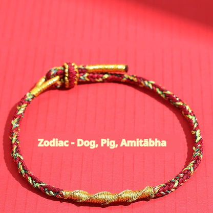 Adjustable Eight-strand Woven Colorful Guard Carrying Strap