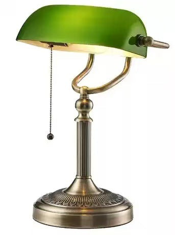 Retro Metal Desk Lamp - Vintage Style Study Table Light