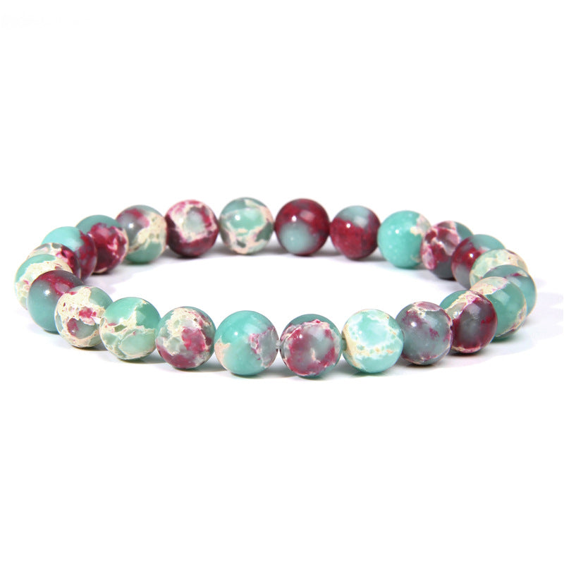 Natural Sunstone Pierced Bracelet With Gemstones