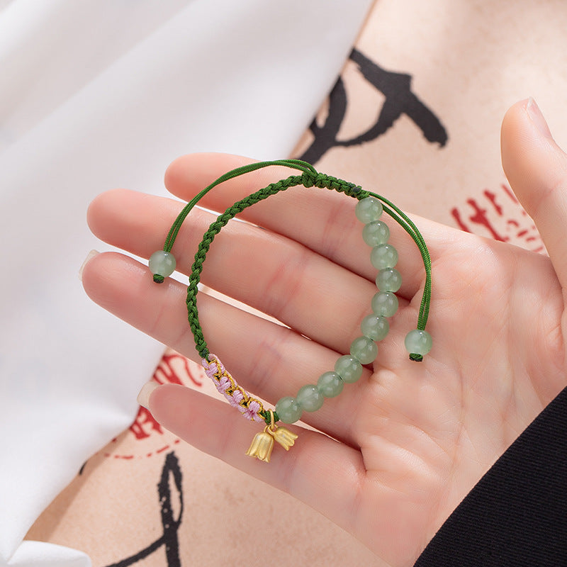 Lily Hand Woven Hand Rope Simple Temperamental Bracelet