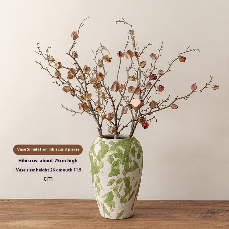 Floral Arrangement Ceramic Wabi Sabi Wind Dried Flowers