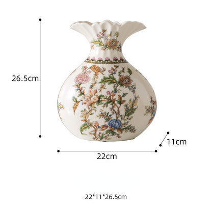 Jingdezhen Blue and White Porcelain Vase - Hand-Painted Chinese Ceramic Decor