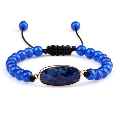 Handmade Stone Pendant Affordable Luxury Style Tiger Eye Cat Eye Bracelet