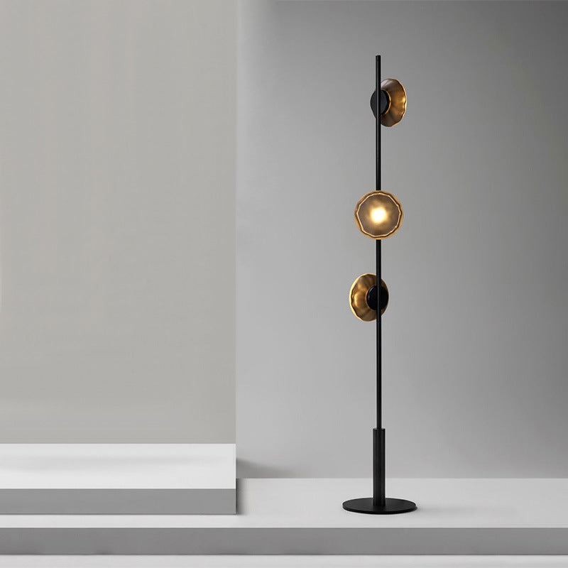 Simple Modern Floor Lamp - Glass Shade for Living Room & Bedroom