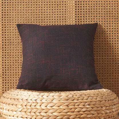 Cotton Linen Fringe Pillow Cover - Japanese Minimalist Cushion 45x45cm