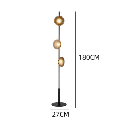 Simple Modern Floor Lamp - Glass Shade for Living Room & Bedroom