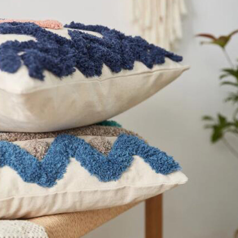 Tufted Tassel Pillow Cover - Nordic Retro Style Cushion Cover