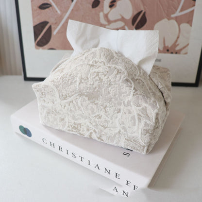 Flower Tissue Box Living Room Home Tea Table Tissue Box New Chinese Style