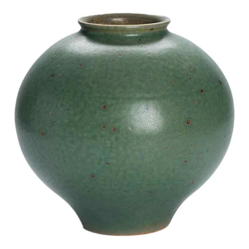 Handmade Coarse Pottery Water Plant Flower Arrangement Vase Ornaments