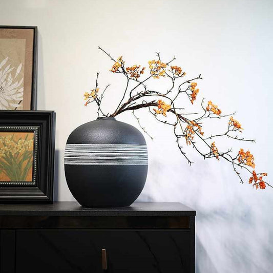 Wabi-sabi-style Vintage Zen-inspired Vase Ornament