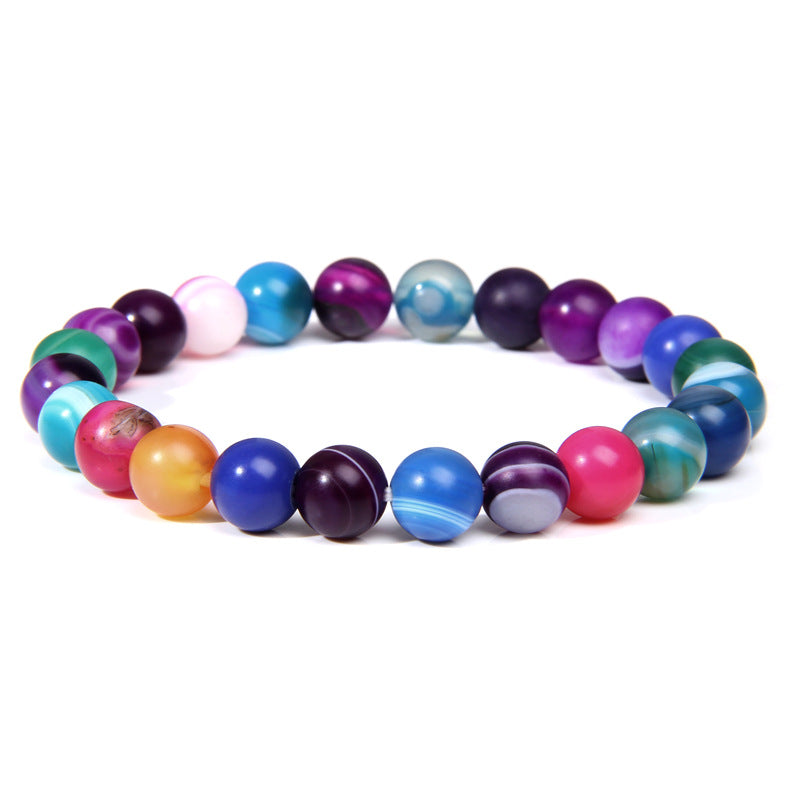 Natural Sunstone Pierced Bracelet With Gemstones