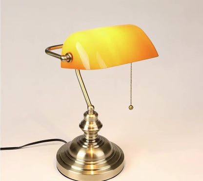 Retro Metal Desk Lamp - Vintage Style Study Table Light