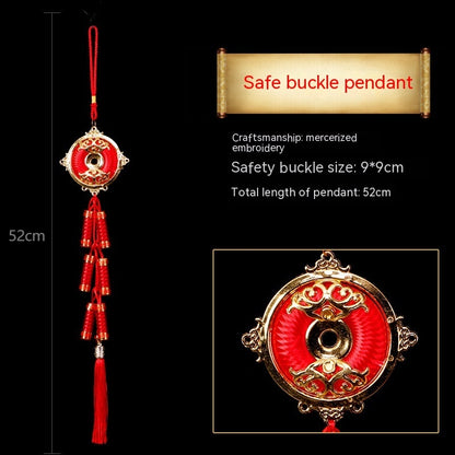 Dragon Year Flocking Three-dimensional Pendant