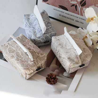Flower Tissue Box Living Room Home Tea Table Tissue Box New Chinese Style