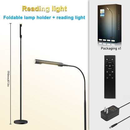 Adjustable Reading Floor Lamp - Remote Control LED with Color Temperature