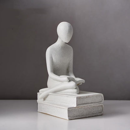 Nordic Abstract Character Sculpture - Minimalist Art Resin Figurine Decor