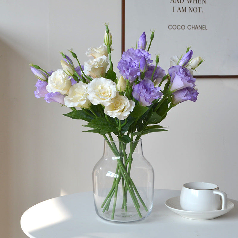 Artificial Flower 3 Head Eustoma Wedding Home Decoration