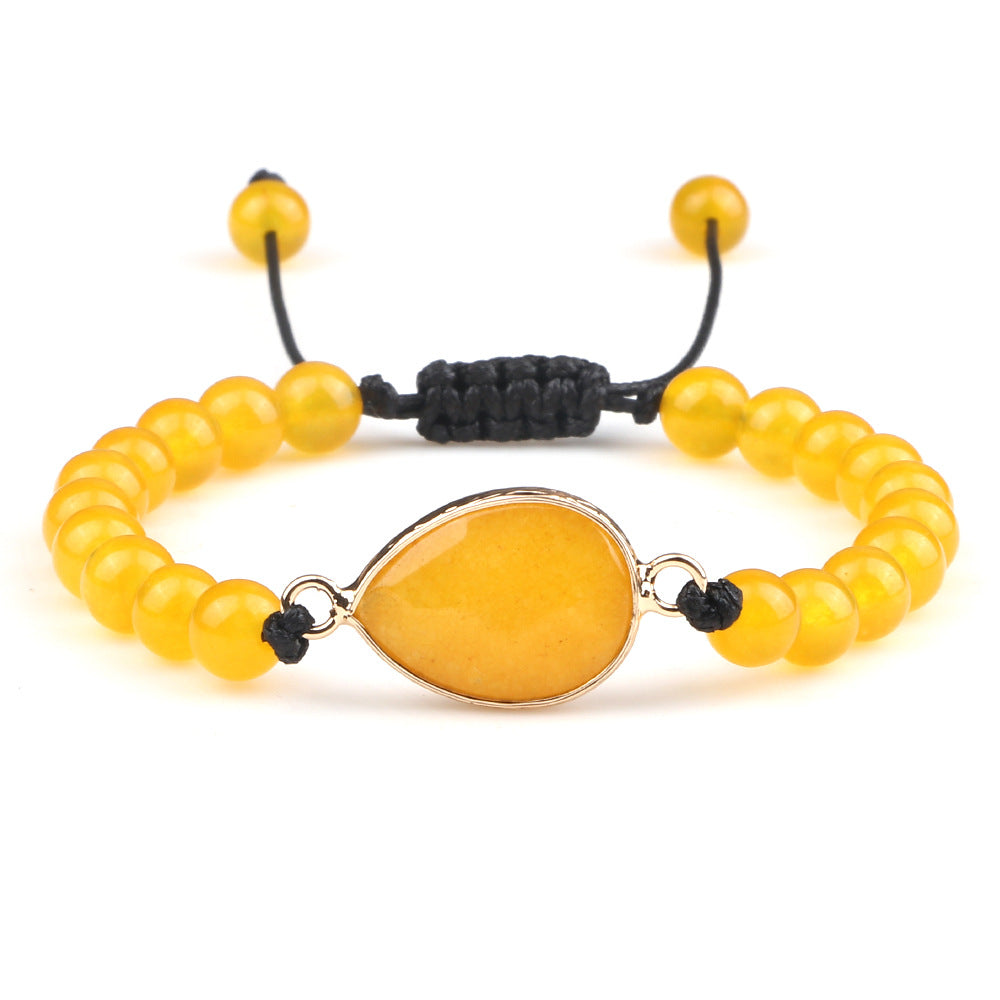Handmade Stone Pendant Affordable Luxury Style Tiger Eye Cat Eye Bracelet