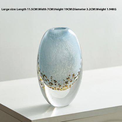 Modern Colored Glaze Vase High-end Hydroponic Flower Art Flower Vase