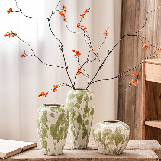 Floral Arrangement Ceramic Wabi Sabi Wind Dried Flowers