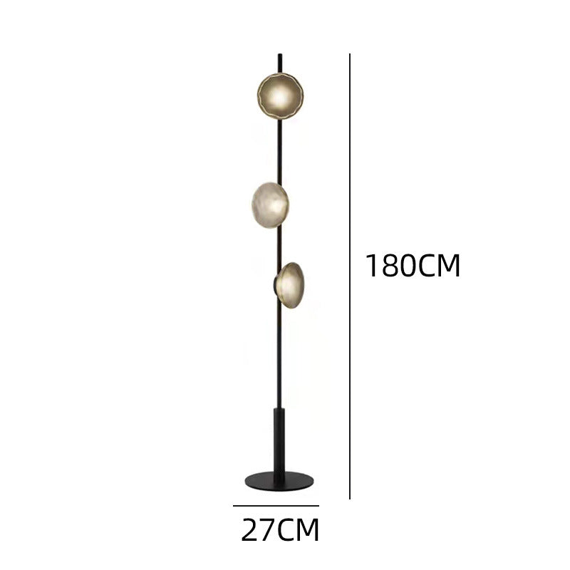Simple Modern Floor Lamp - Glass Shade for Living Room & Bedroom