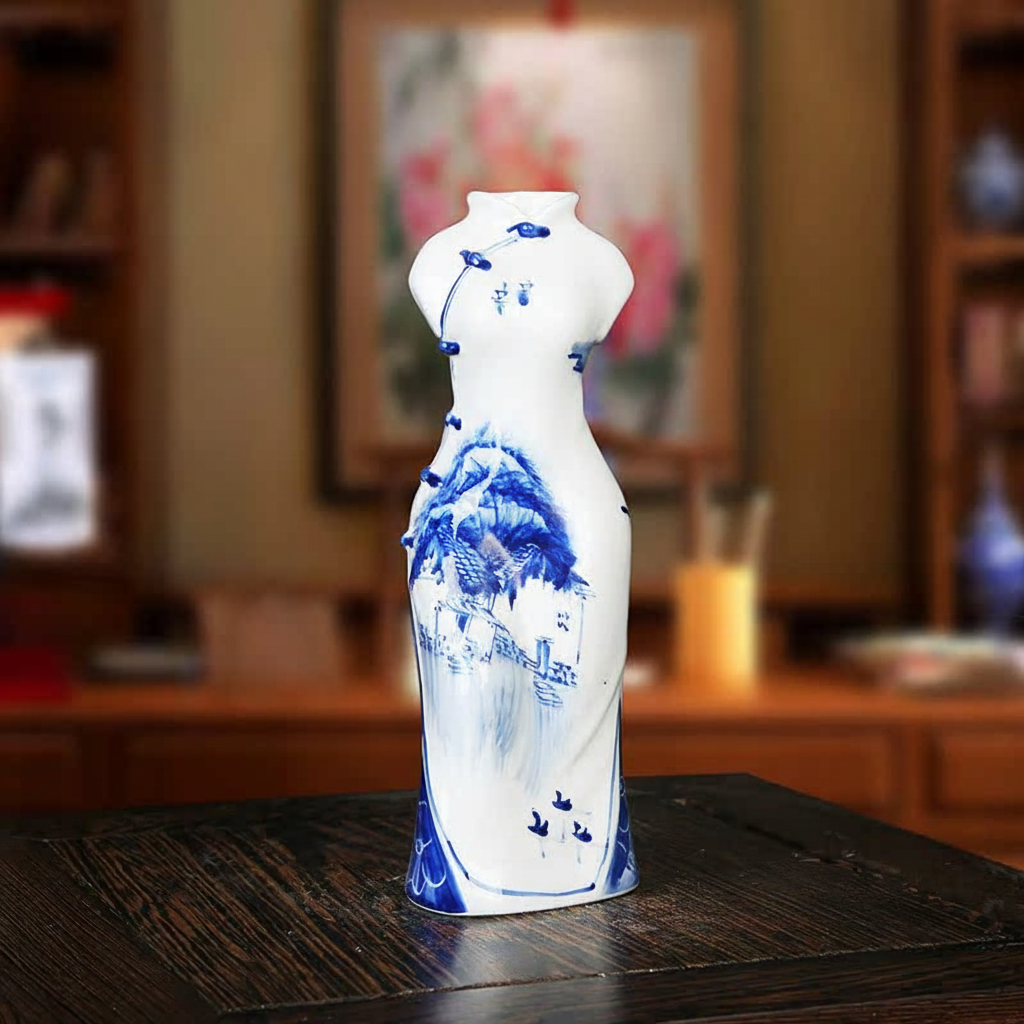 方形青花瓷产品图