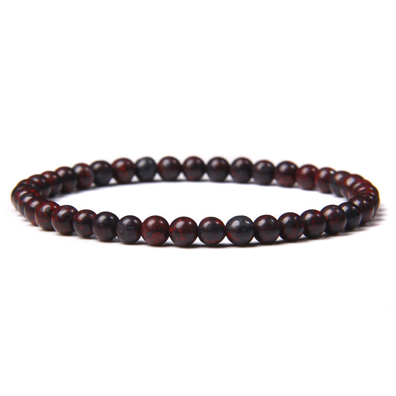 Natural Agate Crystal Energy Bracelet - 4mm Healing Stone Beads