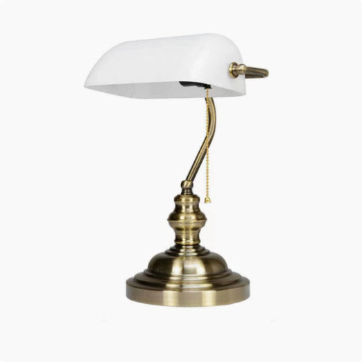 Retro Metal Desk Lamp - Vintage Style Study Table Light