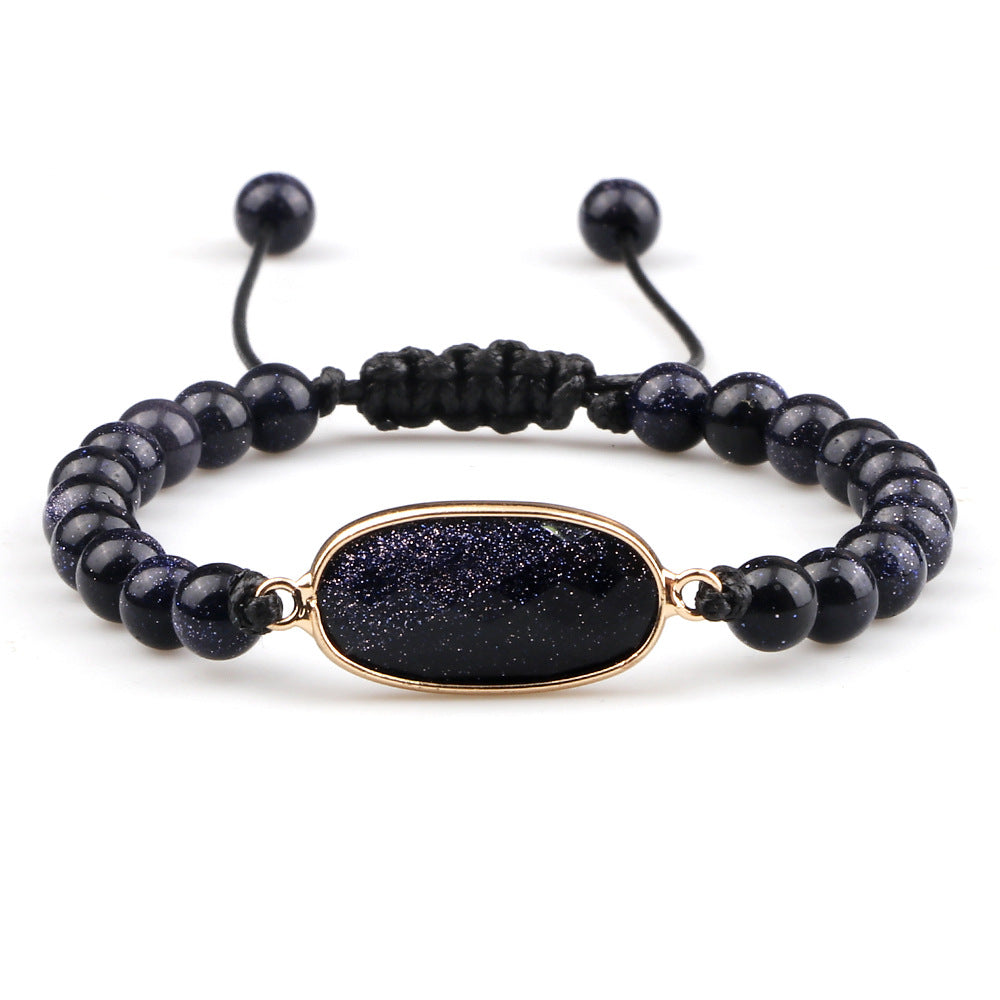 Handmade Stone Pendant Affordable Luxury Style Tiger Eye Cat Eye Bracelet