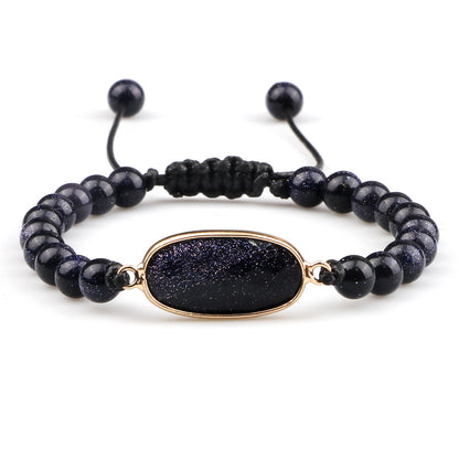 Handmade Stone Pendant Affordable Luxury Style Tiger Eye Cat Eye Bracelet