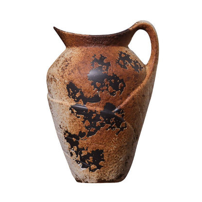 Water-Filled Vase for Fresh and Dried Florals in Modern Ceramic Style