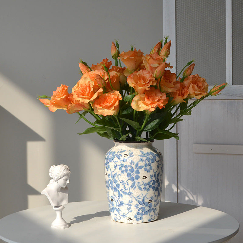 Artificial Flower 3 Head Eustoma Wedding Home Decoration