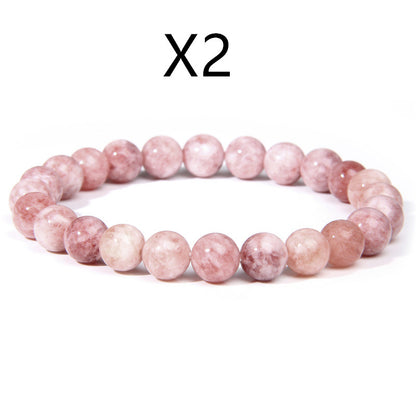 Natural Sunstone Pierced Bracelet With Gemstones