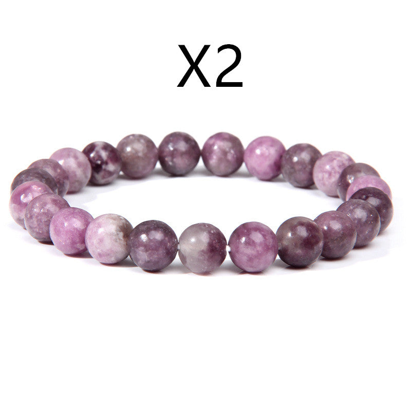 Natural Sunstone Pierced Bracelet With Gemstones